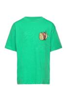 Tnfaedo Os S_S Tee Tops T-Kortærmet Skjorte Green The New