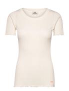Pointella Trixy Tee Tops T-shirts & Tops Short-sleeved White Mads Nørgaard