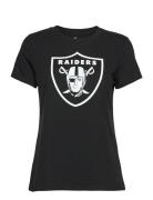 Las Vegas Raiders Womens Nike Ss Cotton Logo Tee Sport T-shirts & Tops Short-sleeved Black NIKE Fan Gear