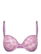 Ow Mona Bra Lingerie Bras & Tops Wired Bras Purple OW Collection