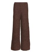 Erica Pants Bottoms Trousers Flared Brown REMAIN Birger Christensen