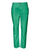 Vmbrenda Hr Straight A Cut Color Bottoms Jeans Straight-regular Green Vero Moda