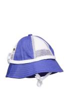 Bow Mesh Sun Hat Solhat Blue Mini Rodini