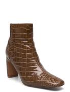 Vmtessa Boot Shoes Boots Ankle Boots Ankle Boots With Heel Brown Vero Moda
