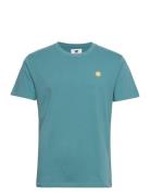 Ace T-Shirt Tops T-Kortærmet Skjorte Blue Double A By Wood Wood