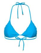 Jamaica Top Swimwear Bikinis Bikini Tops Triangle Bikinitops Blue Missya