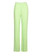 Flowy Printed Trousers Bottoms Trousers Straight Leg Multi/patterned Mango