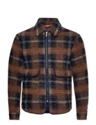 Slhhope Boiled Wool Jacket W Tynd Jakke Multi/patterned Selected Homme