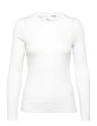 Slfdianna Ls O-Neck Top Noos Tops T-shirts & Tops Long-sleeved White Selected Femme