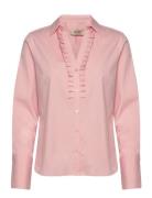 Sybel Ls Shirt Tops Shirts Long-sleeved Pink MOS MOSH