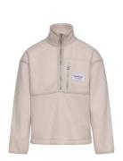 Jorvesterbro Fleece Quarter Zip Hi Jnr Outerwear Fleece Outerwear Fleece Jackets Beige Jack & J S