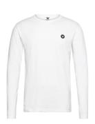 Mel Longsleeve Gots Tops T-Langærmet Skjorte White Double A By Wood Wood