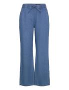 Nmeline Nw Loose Pants Vi492Mb Bottoms Trousers Straight Leg Blue NOISY MAY