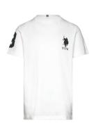 Player 3 Tshirt Tops T-Kortærmet Skjorte White U.S. Polo Assn.