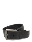 Pcnady Leather Jeans Belt Noos Bælte Black Pieces