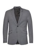 Milano Jersey Blazer Suits & Blazers Blazers Single Breasted Blazers Grey Clean Cut Copenhagen