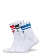 Nb Essentials Line Midcalf 3 Pack Sport Socks Regular Socks White New Balance