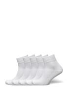 5-Pk Basic Running Socks Sport Socks Regular Socks White ZEBDIA
