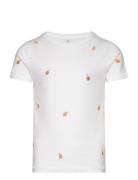 Kogketty S/S O-Neck Top Box Jrs Tops T-Kortærmet Skjorte White Kids Only