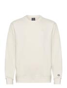 Crewneck Sweatshirt Sport Sweatshirts & Hoodies Sweatshirts Cream Champion