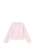 Nkfdasha Ls Short Loose Swe Unb Tops Sweatshirts & Hoodies Sweatshirts Pink Name It