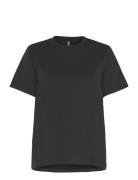 Pcria Ss Solid Tee Jrs Noos Bc Tops T-shirts & Tops Short-sleeved Black Pieces