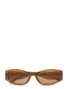 Gust Accessories Sunglasses D-frame- Wayfarer Sunglasses Brown A.Kjærbede
