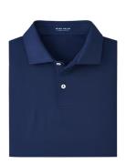 Solid Performance Jersey Polo Sport Polos Short-sleeved Navy Peter Millar