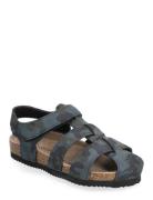 Sandals W. Toe + Velcro Strap Shoes Summer Shoes Sandals Grey Color Kids