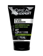 L'oréal Men Expert Pure Charcoal Face Wash 100Ml Ansigtsvask Nude L'Oréal Paris