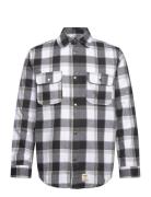 Adrian Cotton Check Shirt Tops Shirts Casual Black Fat Moose