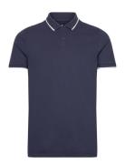 Hco. Guys Knits Tops Knitwear Short Sleeve Knitted Polos Navy Hollister