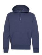 Double-Knit Hoodie Tops Sweatshirts & Hoodies Hoodies Blue Polo Ralph Lauren