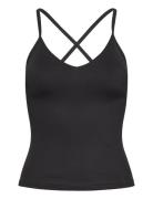 Studio Rib Strap Tank Sport T-shirts & Tops Sleeveless Black Björn Borg