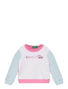 Sweater L/S Tops Sweatshirts & Hoodies Sweatshirts Multi/patterned United Colors Of Benetton