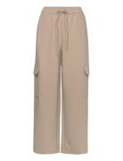 Mschbarbine Cargo Pant Bottoms Trousers Cargo Pants Beige MSCH Copenhagen