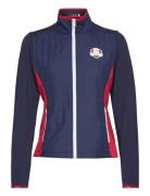 U.s. Ryder Cup Hybrid Full-Zip Jacket Sport Sweatshirts & Hoodies Fleeces & Midlayers Navy Ralph Lauren Golf