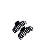 Bella Hair Claw 2 Pcs Accessories Hair Accessories Hair Claws Black Pipol's Bazaar