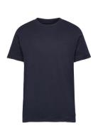 2In1 T-Shirt Tops T-Kortærmet Skjorte Navy Tom Tailor
