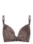 Cannes Pp Swimwear Bikinis Bikini Tops Wired Bikinitops Brown Hunkemöller