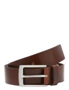 Jacstockholm Leather Belt Noos Accessories Belts Classic Belts Brown Jack & J S