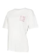 Mlferida Ss Jrs Top A. Tops T-shirts & Tops Short-sleeved White Mamalicious