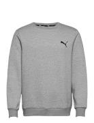 Ess Small Logo Crew Fl Sport Sweatshirts & Hoodies Sweatshirts Grey PUMA