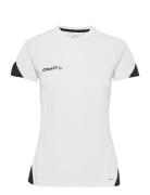 Pro Control Impact Ss Tee W Sport T-shirts & Tops Short-sleeved White Craft