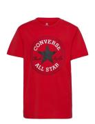 Cnvb Chuck Patch Tee Sport T-Kortærmet Skjorte Red Converse