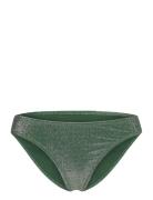 Pcbling Bikini Brief Lurex Sww Swimwear Bikinis Bikini Bottoms Bikini Briefs Green Pieces