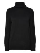 Onlfia Ls Rollneck Knt Tops Knitwear Turtleneck Black ONLY