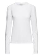 Slim Lightweight Ls T-Shirt Tops T-shirts & Tops Long-sleeved White GANT