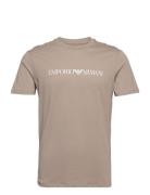 T-Shirt Designers T-Kortærmet Skjorte Beige Emporio Armani