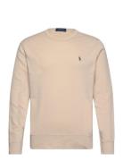 Spa Terry-Lsl-Sws Tops Sweatshirts & Hoodies Sweatshirts Beige Polo Ralph Lauren